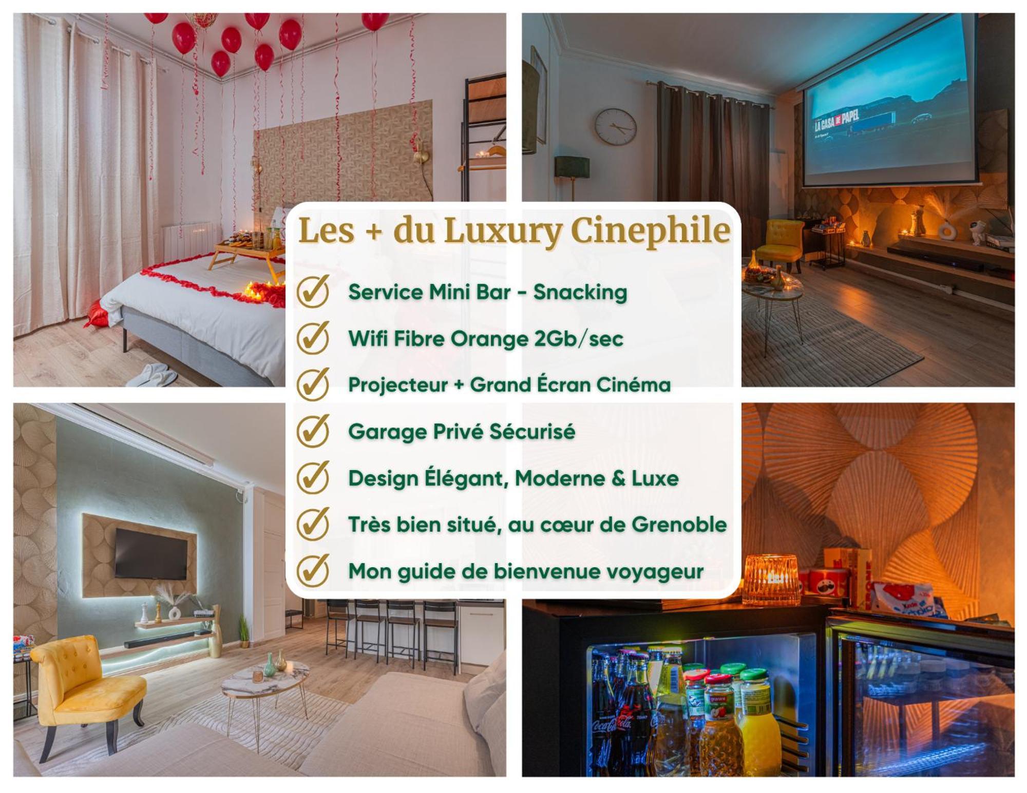 Luxury Cinephile - Netflix - 2 Balcons - Garage Prive - Minibar * Grenoble
